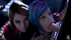 Chloe at a Gloryhole w/ Rachel