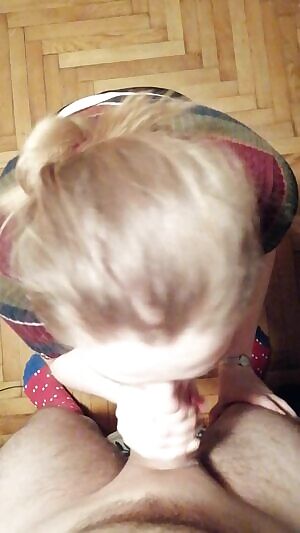 Huge load for my cum hungry GF.