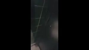 Lesbians caught eating pussy in the washroom