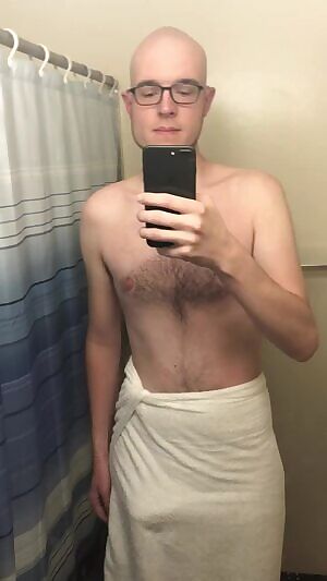 Dropping my towel after a shower