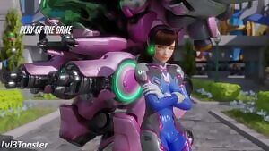 Dva Play of the Game Interrupted By Roadhog