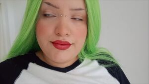 Natural Saggy Tits Tattoo Tattooed green hair