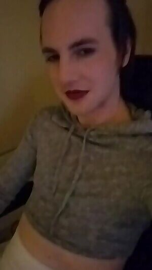 I just can't help touching myself in a skirt