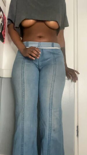 Wetting Ebony Humiliation Jeans Omorashi