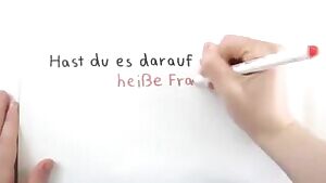 German Life Woman Fucks Herself at the Hotel