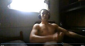 ripped teen cumshot