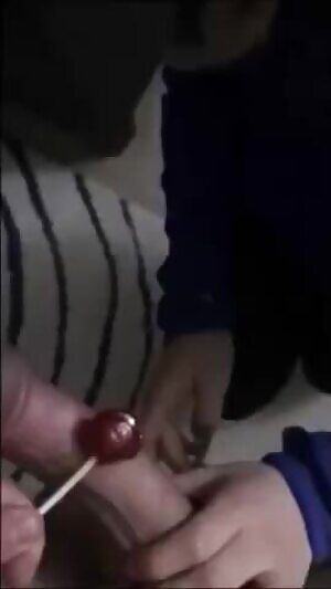 Lollipop blowjob