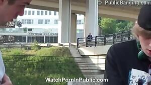 Seen Getting Fucked By Two Guys In Public GIF