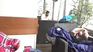 Two girls having some fun