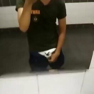University bathroom