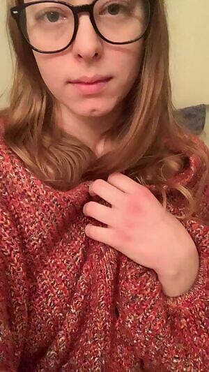 Revealing the goods under the world’s comfiest sweater~