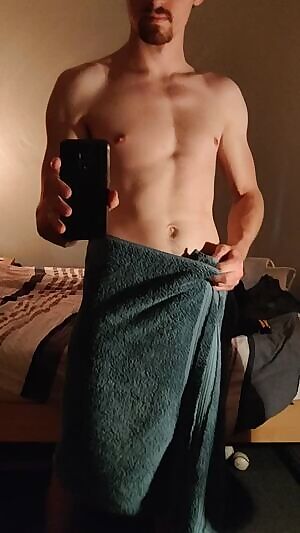 My attempt at a sexy towel reveal