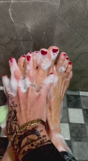 Over 40 Amateur BareFootMilf Bathroom Feet