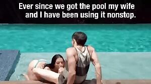 Enjoying the New Pool