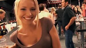 Staci Carr Gets Frisky at the Bar