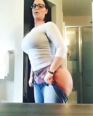 getting jeans on