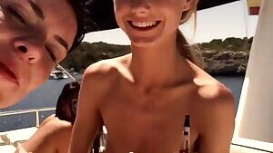 Perfectly Fit Girl Shows Her Moves