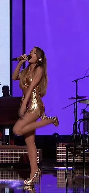 Ariana Grande riding