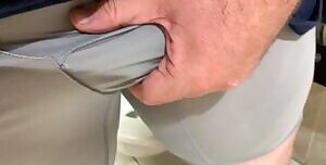 Snuck into the bathroom at work..