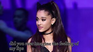 Ariana teasing you with her lips