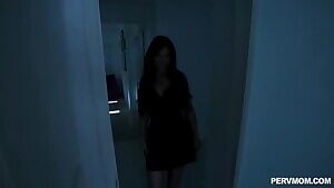 Mom never sleeps alone