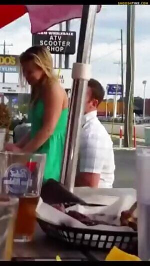 Couple caught fucking at public restaurant in front of patrons