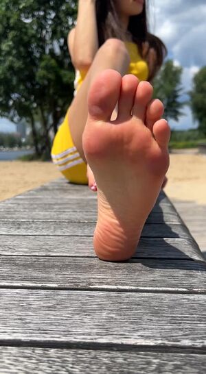 Feet Amateur Cute Foot Outdoor