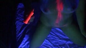 Glow in the dark body paint