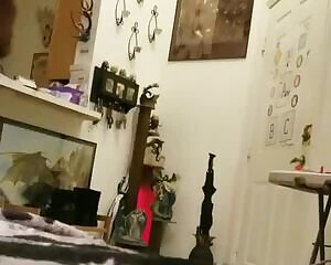 Wife in see-through lingerie