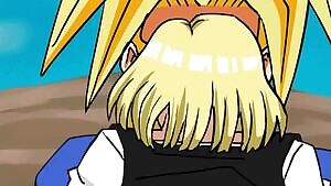 Android 18 and Trunks