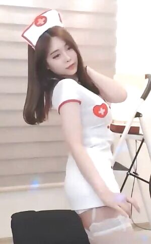 BJ Jaehee Sexy Nurse Humping that Ottoman