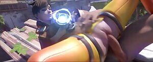 Tracer fucked hard from behind