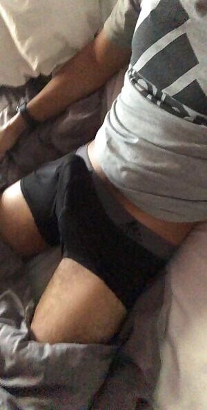 Playing with my morning wood