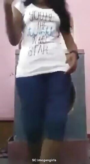 Friendly girl with magic boobs