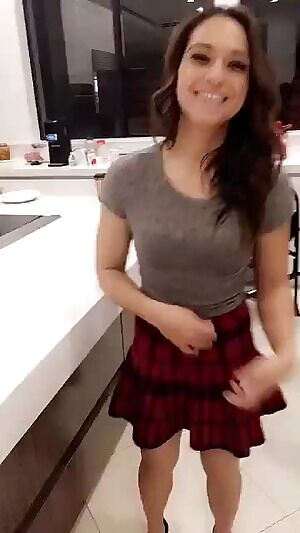 Hot brunette upskirt from Bang.com SC