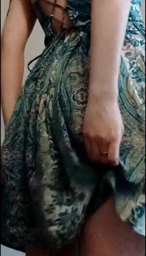 Pull her dress up and bend her over