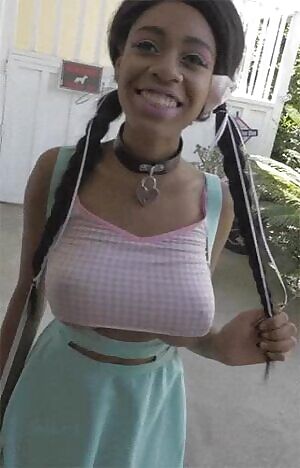 Ebony dream girl bounce