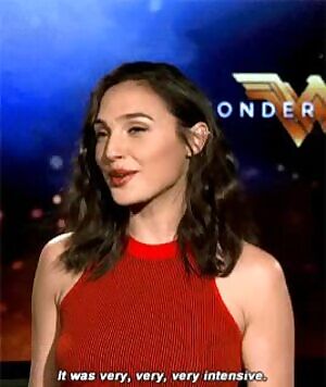 Gal Gadot when her husband asks how her first person training session with you went