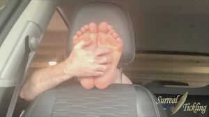 Feet Tickling Amateur Car Couple Foot