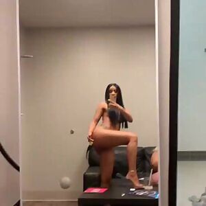 Cardi B strips down on Instagram.