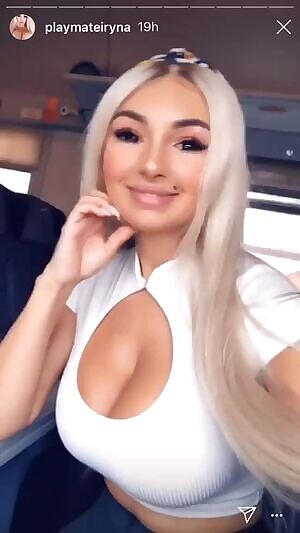 Busty cleavage