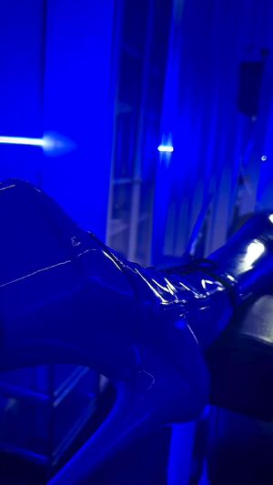 Masked BDSM Bondage Heels Hood
