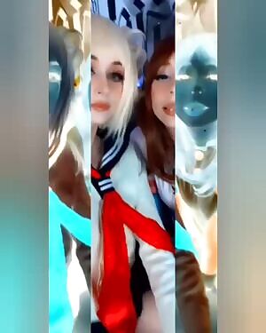 Himiko and Ochako Ahegaos