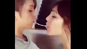 Kissing with cum