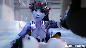Mercy Widowmaker touch me