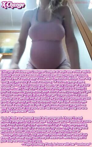 Faye, loving her costume.