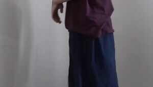 Feeling pretty horny, so I decided to undress in front of the camera