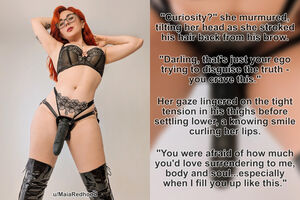 Girls Wearing Strapons Boots Caption Femdom