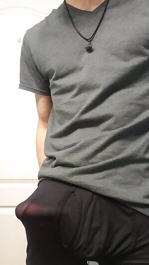 You can already see through my boxers, but I whipped it out anyway