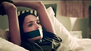 Gal Gadot checking the straps one last time before her hired escorts come in to give her her birthday present fantasy she’s been wanting...